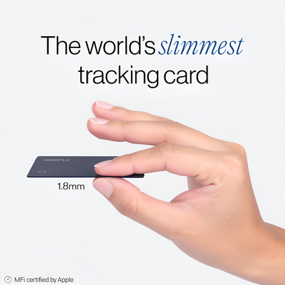 KEEPLY. Tracking Card